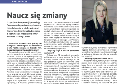 Naucz się zmiany
