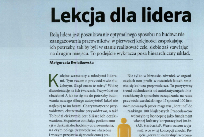 Lekcja dla lidera